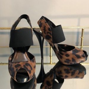 Leopard heels